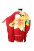 Balinese Tropical Flower Premium Casual Summer Dress Women Full Hand Painted Design